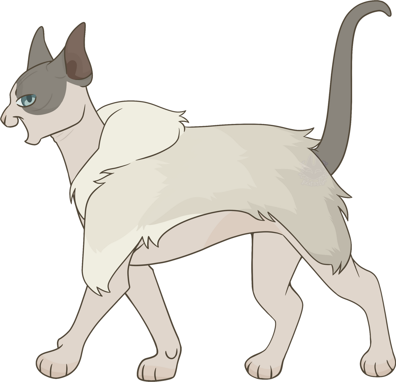 Bald cat with drip by Newtid on DeviantArt