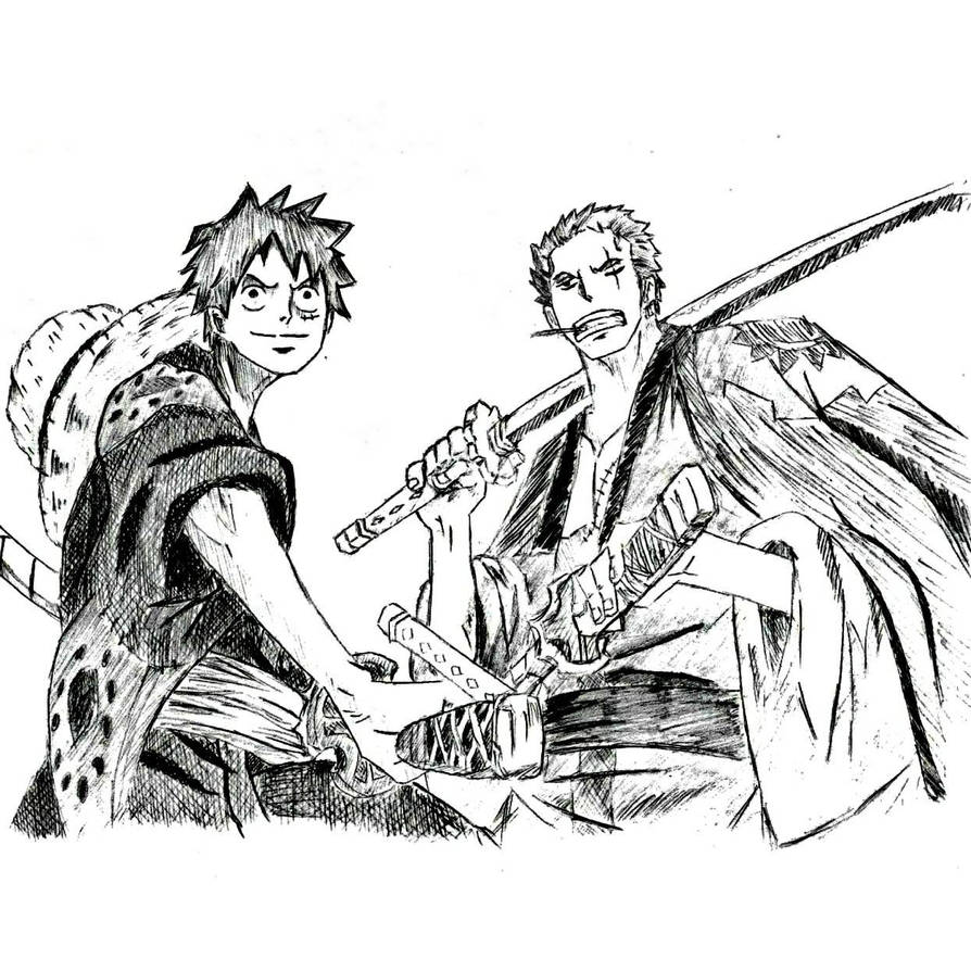 Zoro Luffy Drawing By Emreturk68 On Deviantart Zoro Luffy Drawing By Emreturk68 On Deviantart