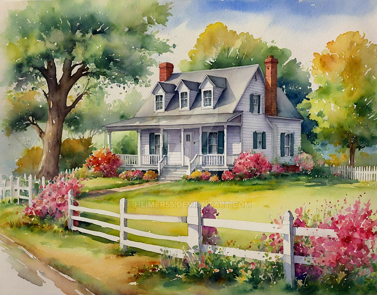 Watercolor painting