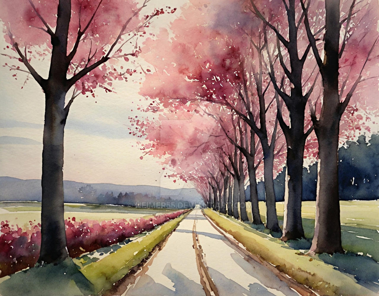Watercolor painting
