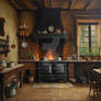 Old French kitchen