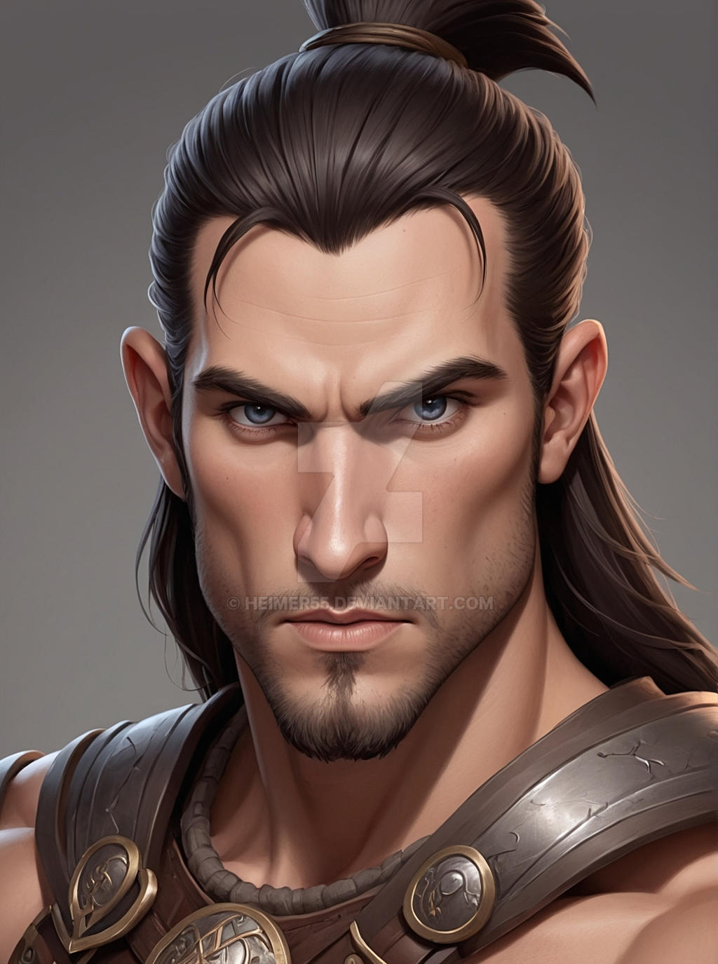 Male Warrior portrait