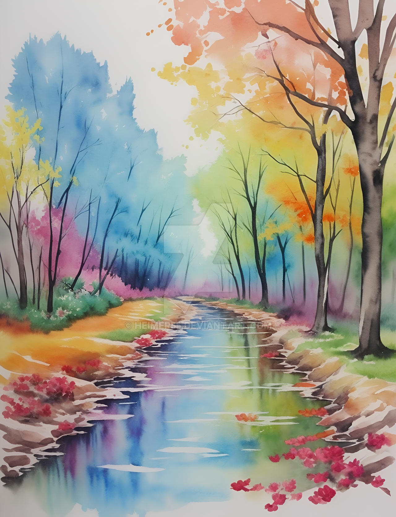 Watercolor painting