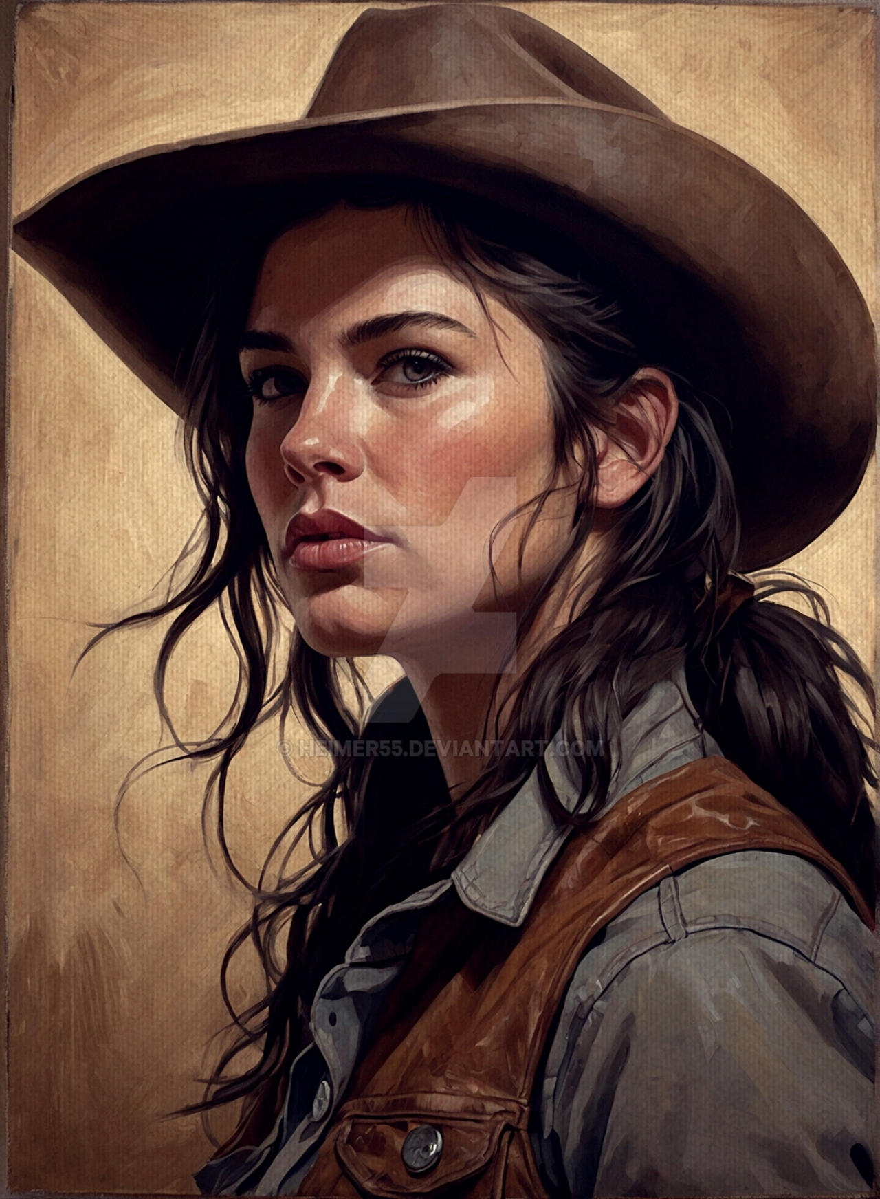 Cowgirl portrait