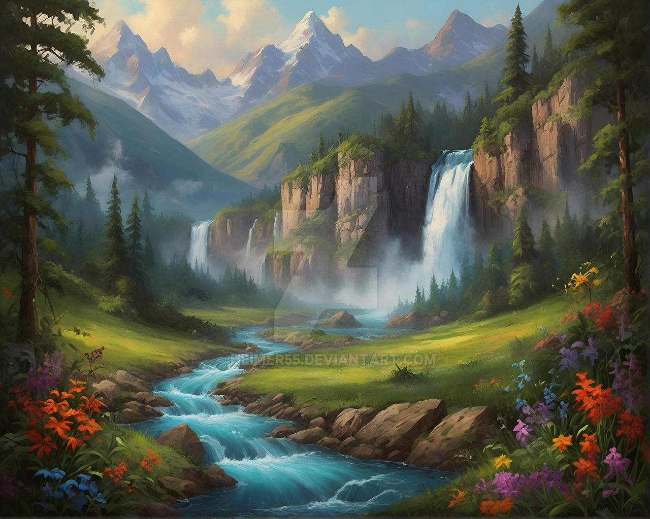 Great outdoors painting