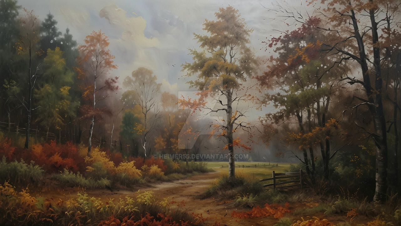 Old style oil painting