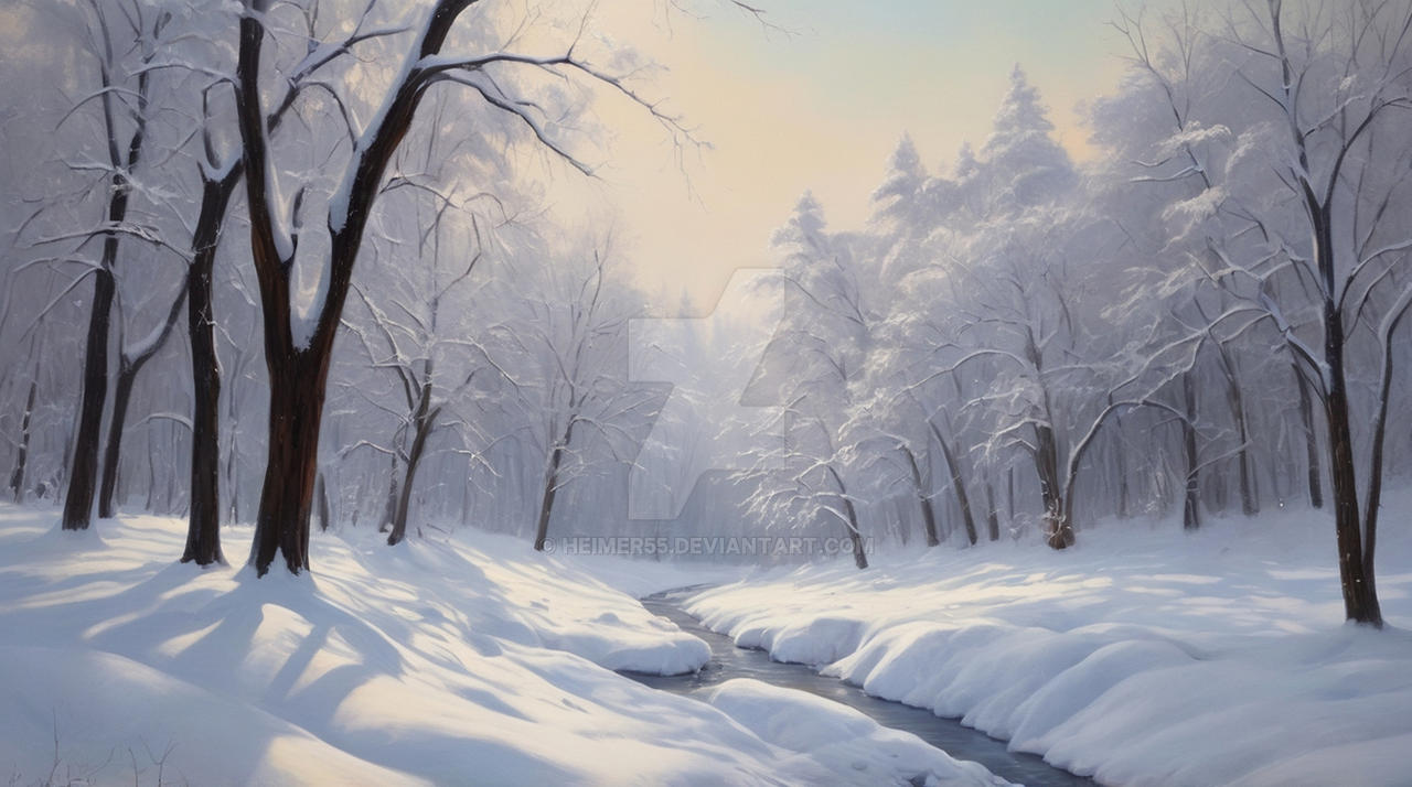 Thick blanket of snow