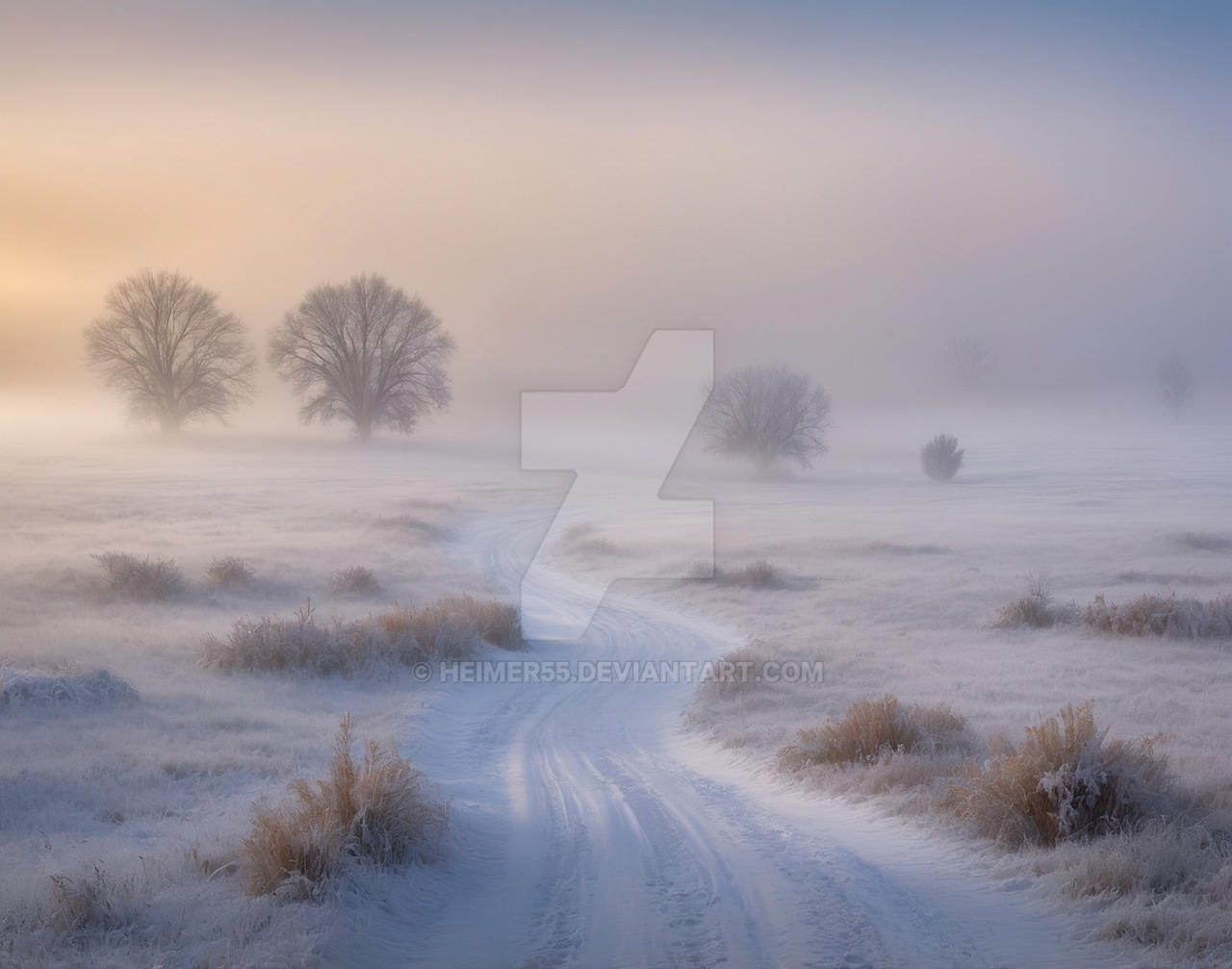 Beautiful winter morning