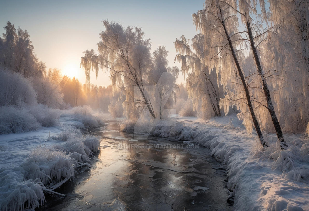 River freeze up