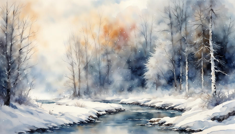 A winter painting