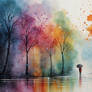 Watercolors in the Rain