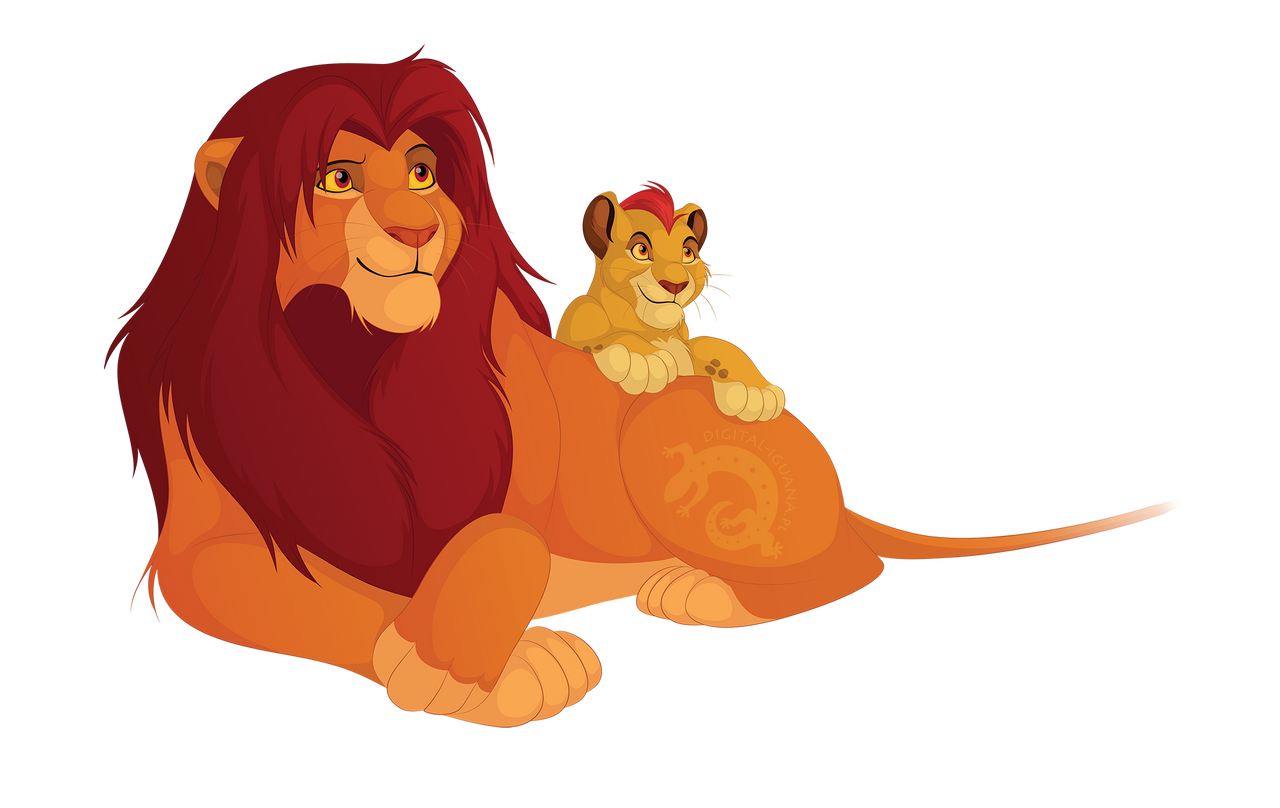 Simba and Kion vector by DigitalIguana on DeviantArt