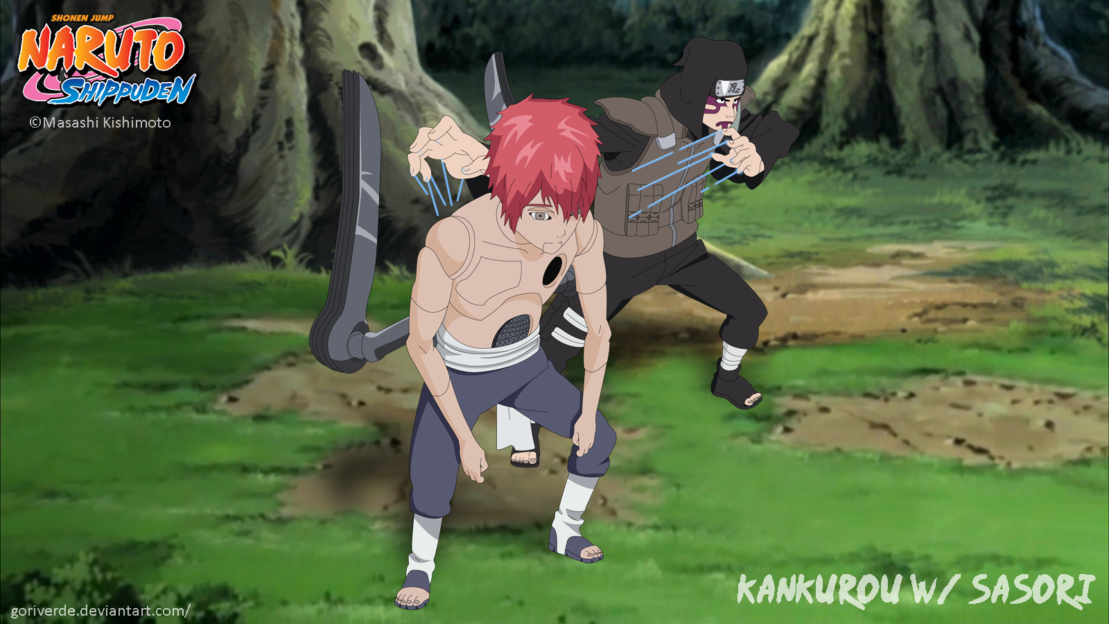 Kankurou with sasori