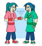 Jenny and Jessie Sunn by RomWatt
