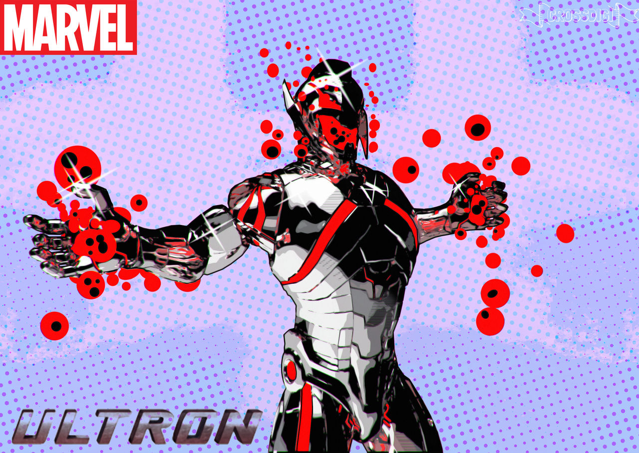 Ultron Thinking Ultron card by Crossdigi on DeviantArt