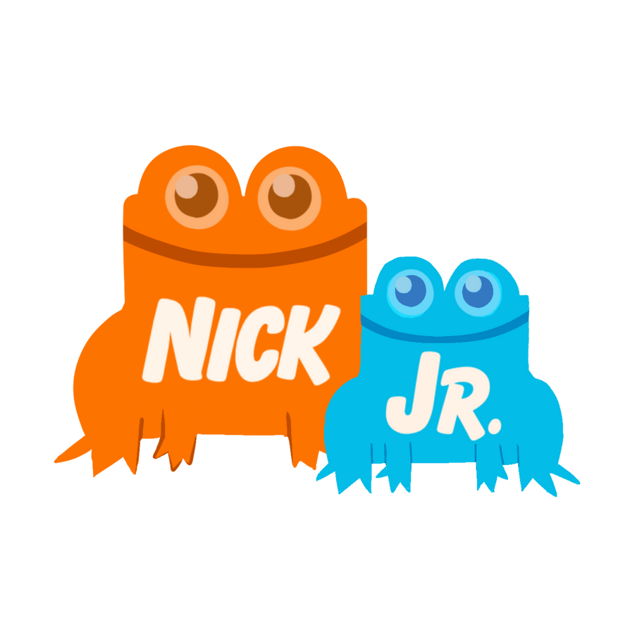 Nick Jr. frogs logo (2003-2008) by BKBLUEY on DeviantArt