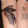 Raven's tattoos