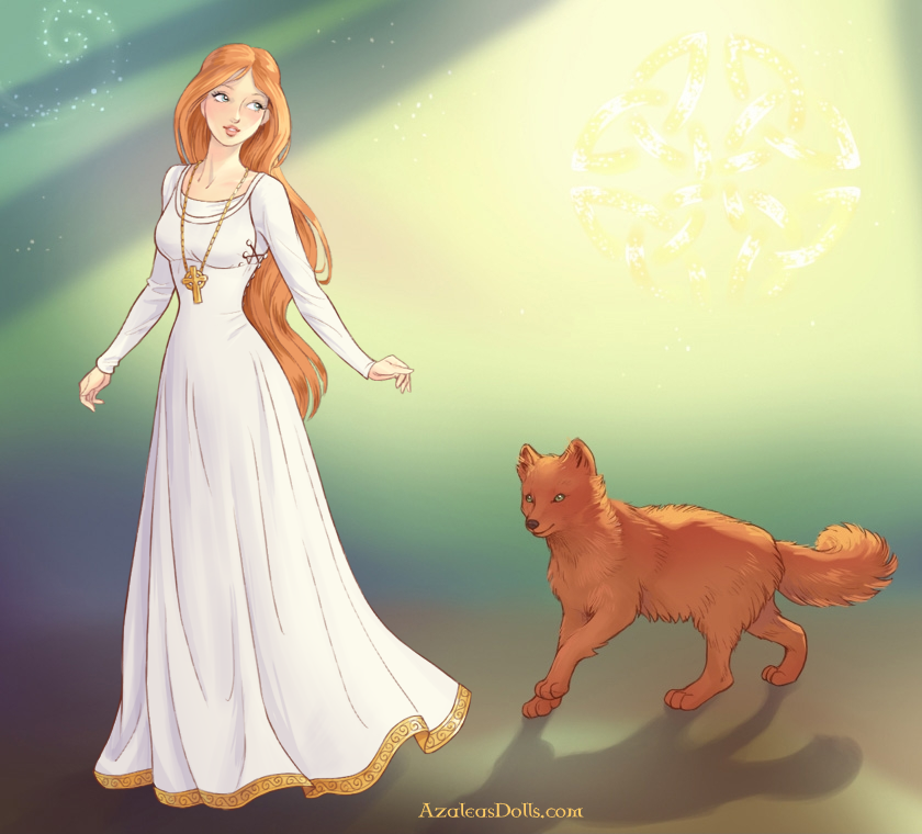 celtic princess dress up Green Fantasy Dress