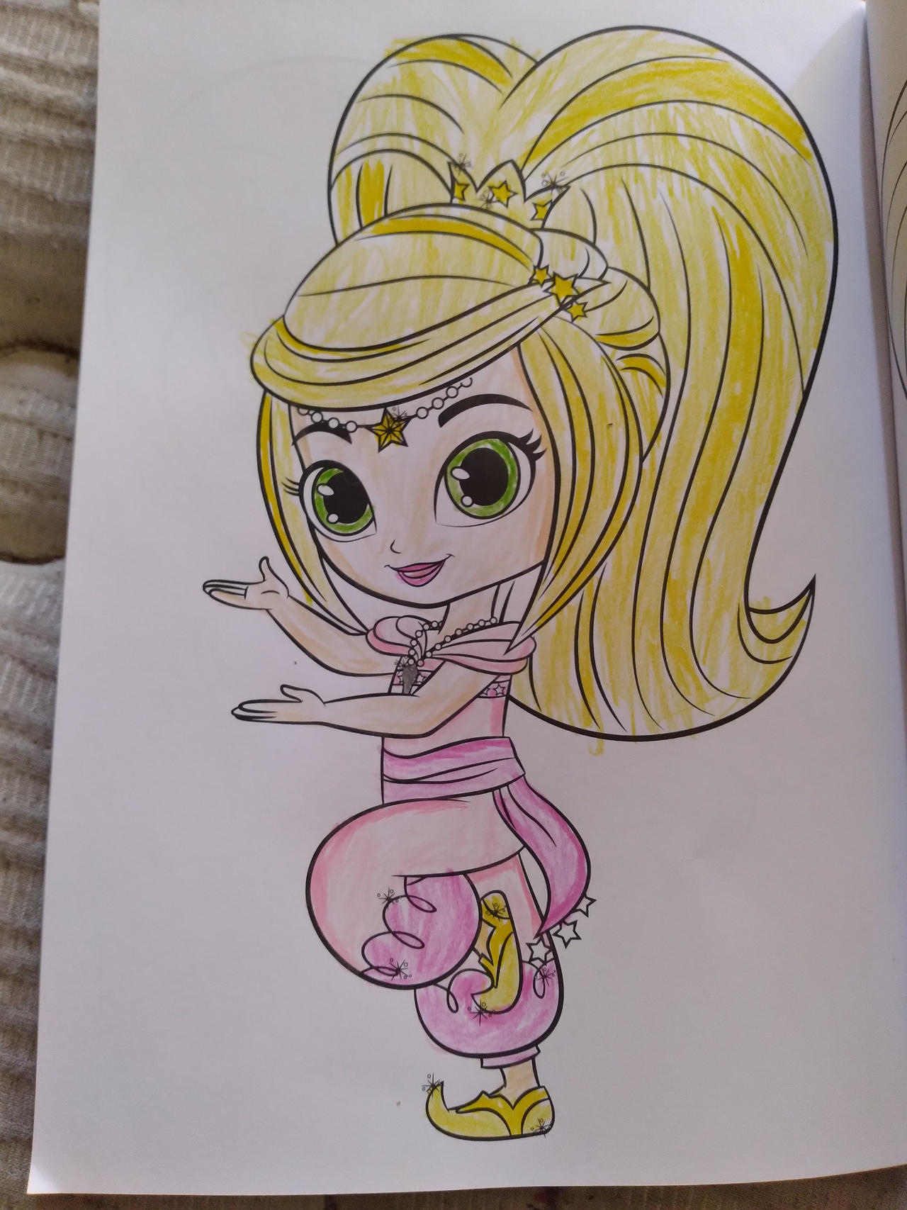 My coloring of Leah from Shimmer and Shine by MountainFanatic on DeviantArt
