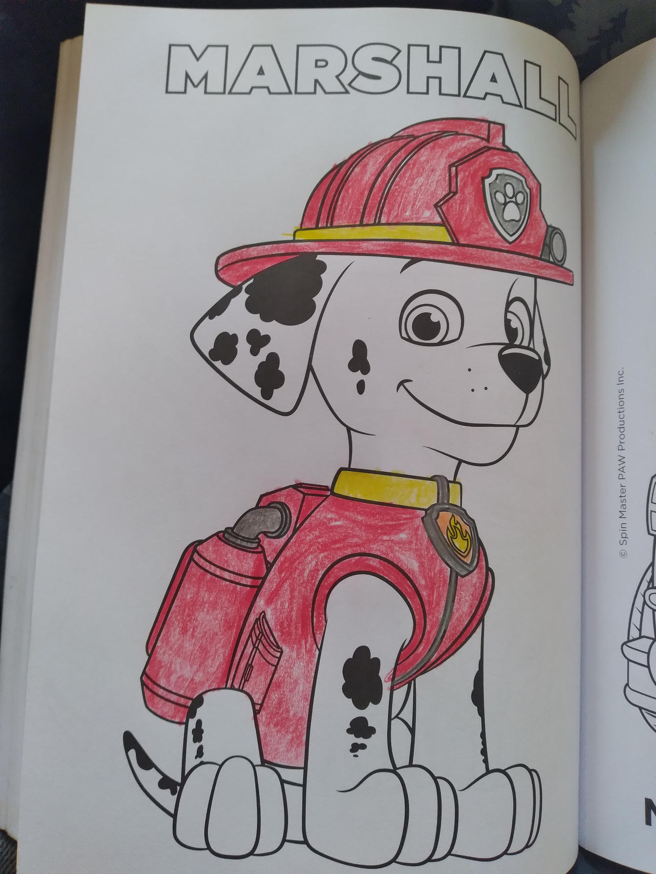 My Coloring of Marshall by MountainFanatic on DeviantArt