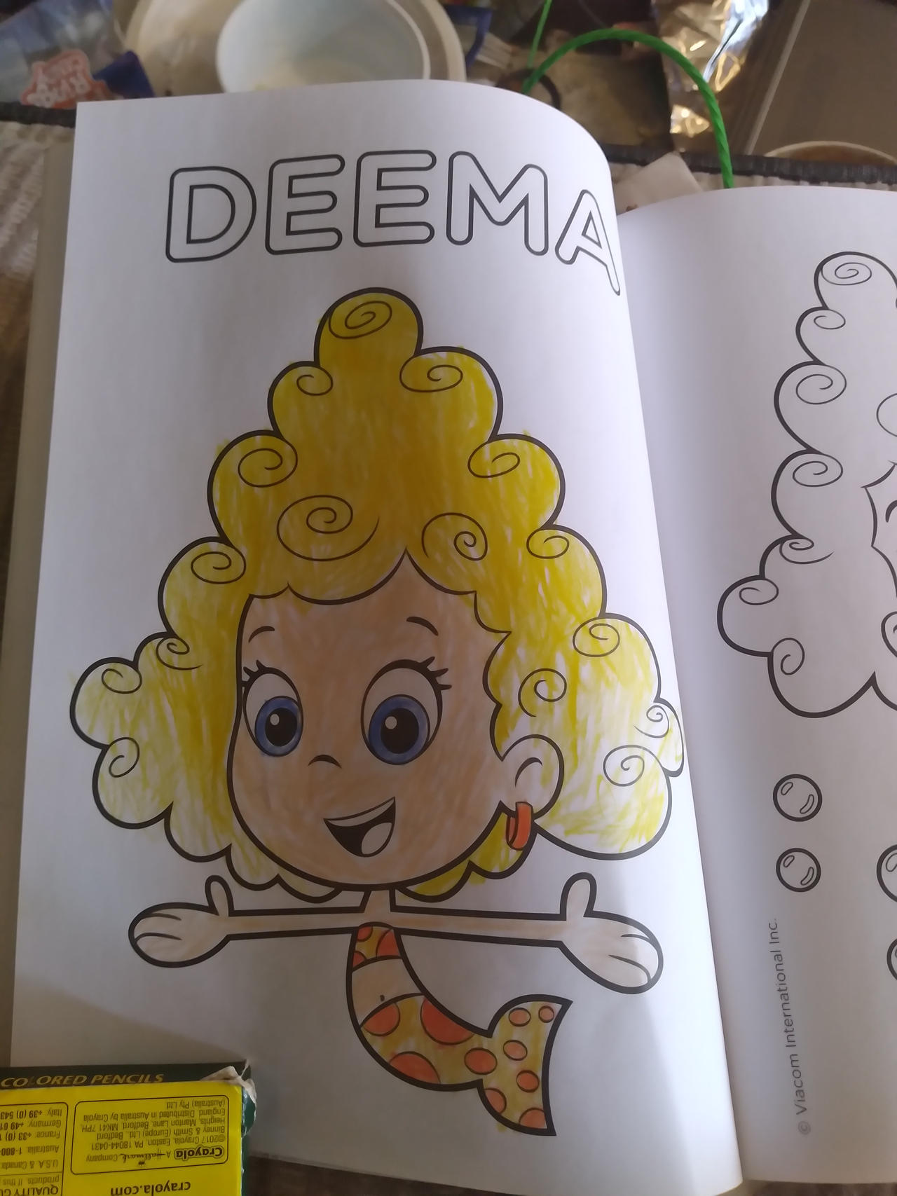 My coloring of Deema from Bubble Guppies by MountainFanatic on DeviantArt