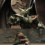 Astrid ready to fight Onaga the Dragon King