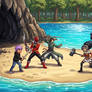 Clone Cody, Troy, Jin Vs. Mai and Leupold