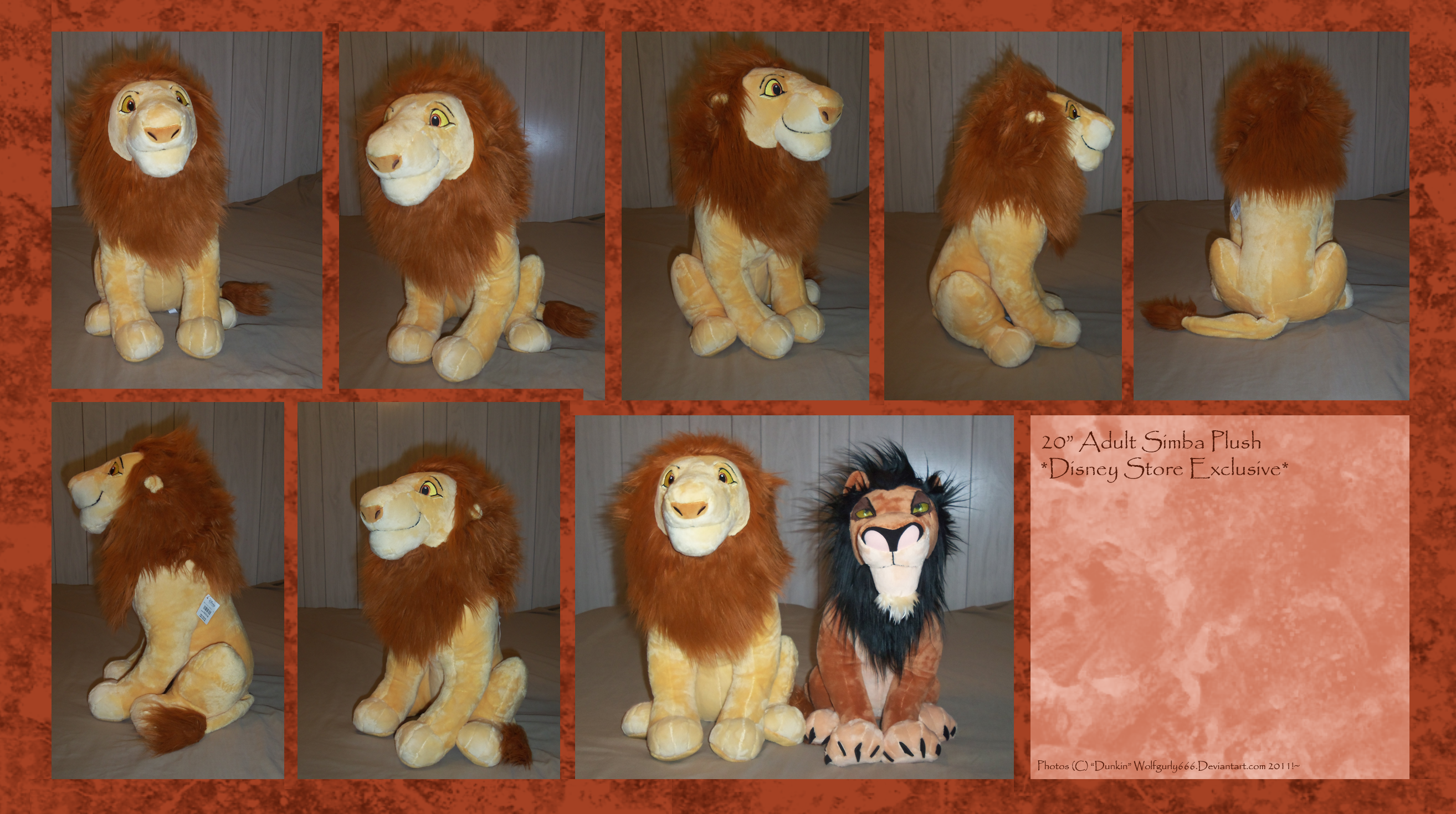 .: DSE Adult Simba Plush :.