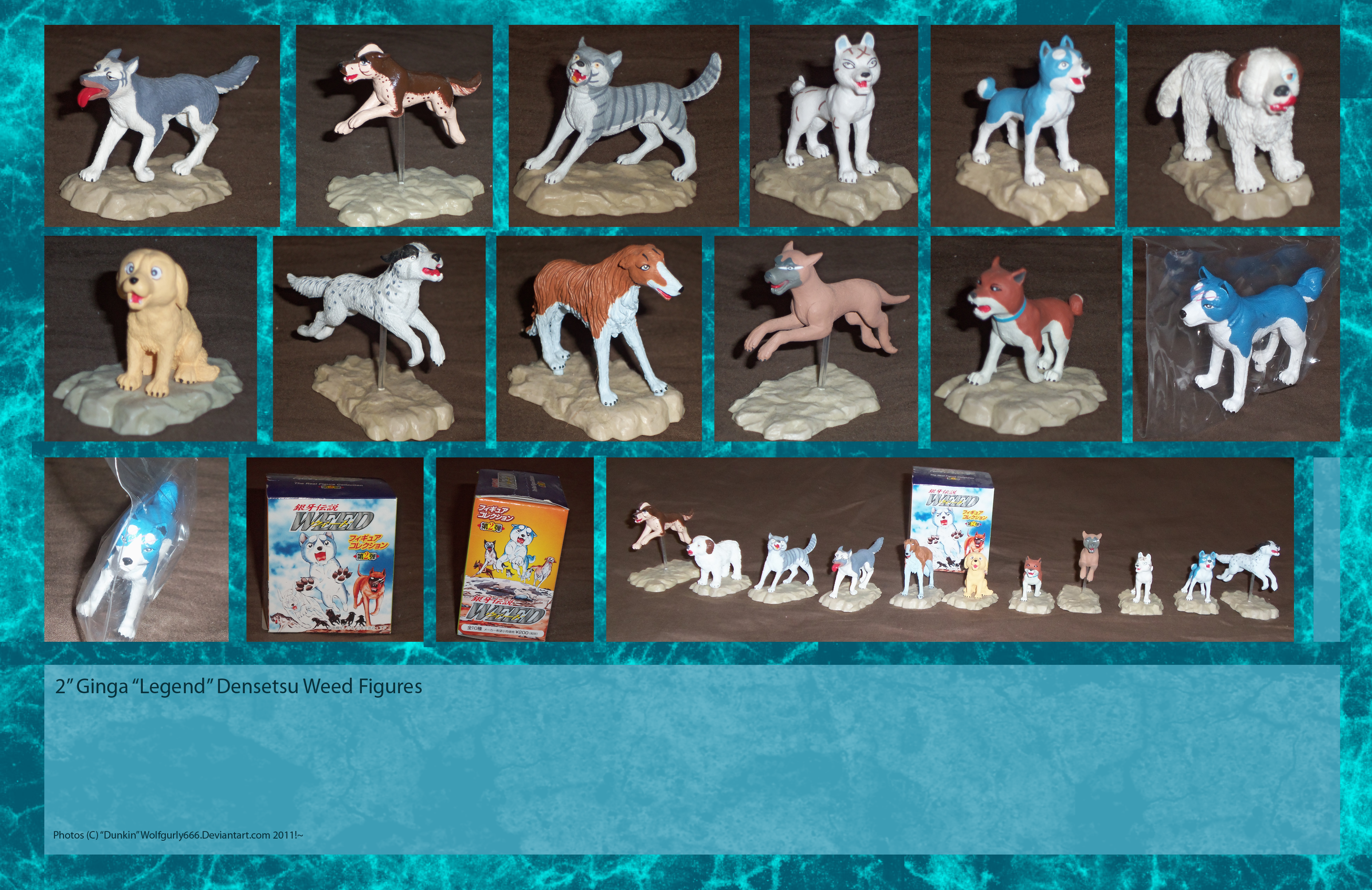 Ginga Densetsu WEED 2 all 10 Random Set Figure Collection Vol.2 Ginga Densetsu WEED 2 all 10 Random Set Figure Collection Vol.2