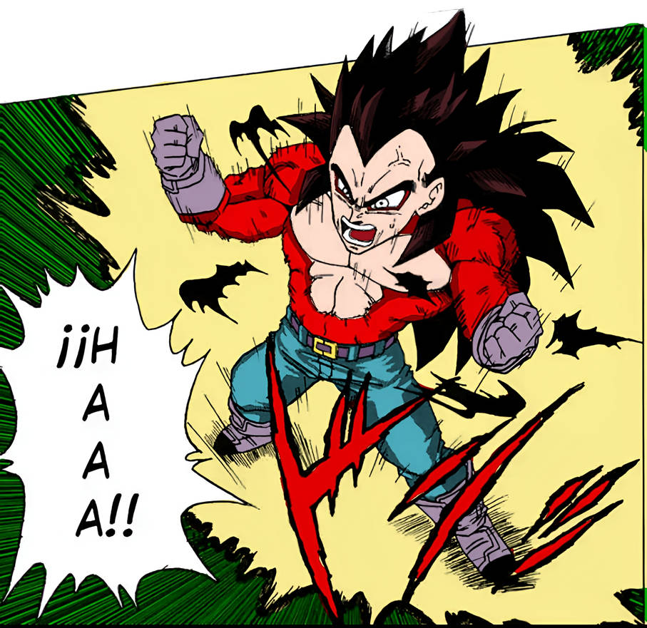 Vegeta SSJ4 Dragon Ball AF (Toyble) color by JDHM051204 on DeviantArt