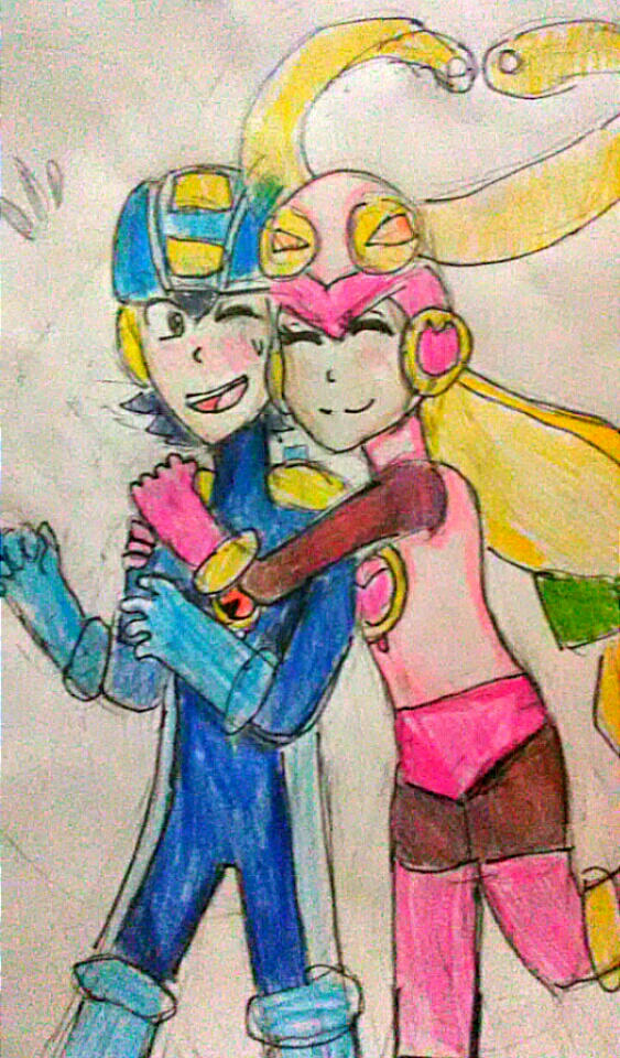 Mega Man.EXE And Roll.EXE Valentines Day Special! by DoughnutDoggie on ...