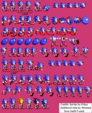 Majin sonic sprite sheet by 3-BingoBingo on DeviantArt