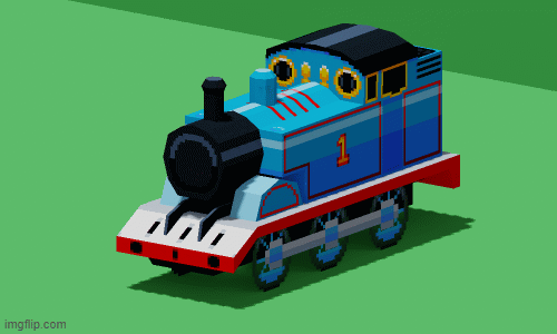 Less Detailed Thomas Low Poly Thomas Model by DiscordOrbyy555 on DeviantArt