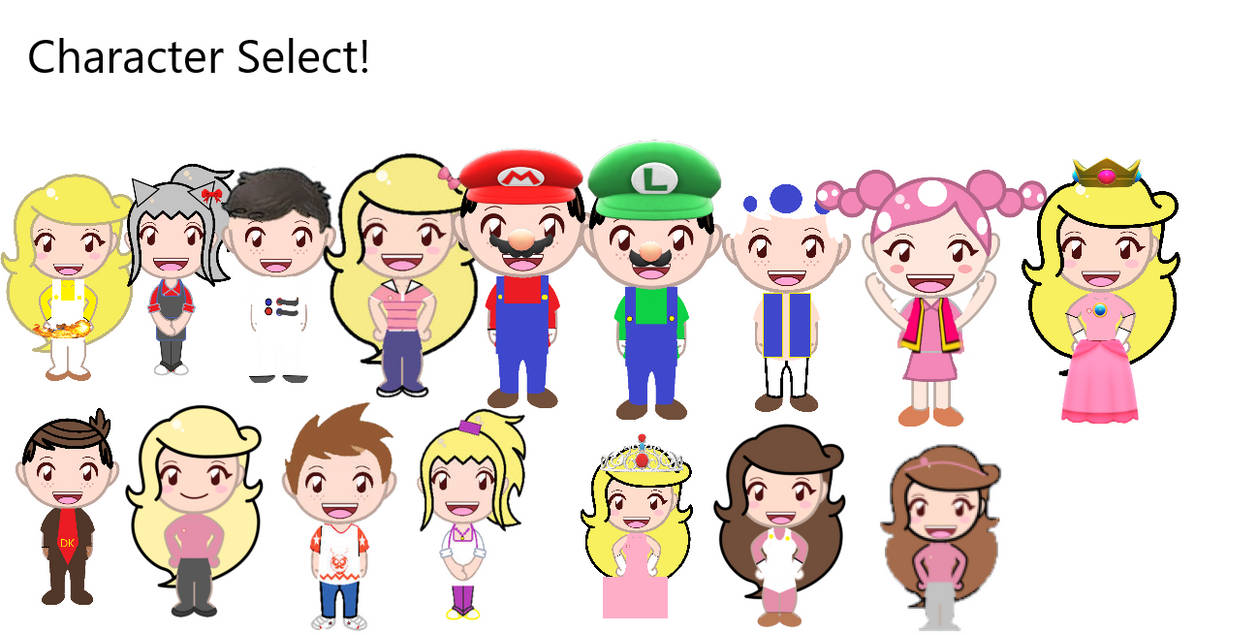 Codables Character Playable Characters by goldiStudioMG4 on DeviantArt