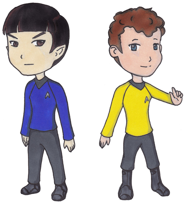 ST - Spock and Chekov Chibis