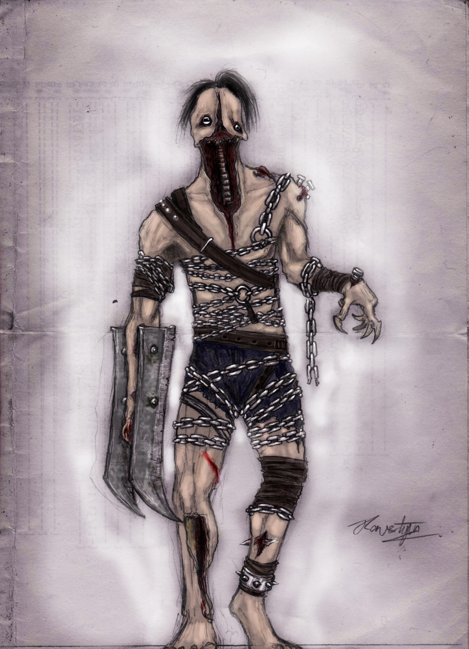 Custom Amnesia monster