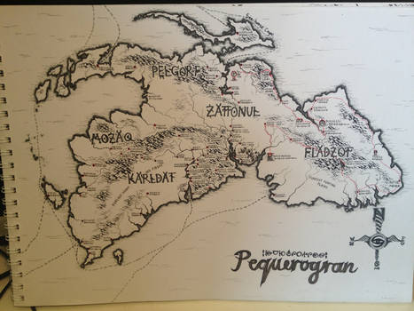 Hand-drawn Map of Pequerogran