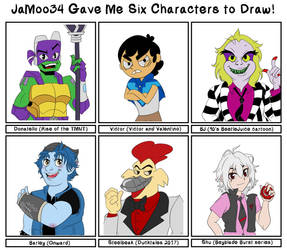 Jamoo34's Six Character Challenge