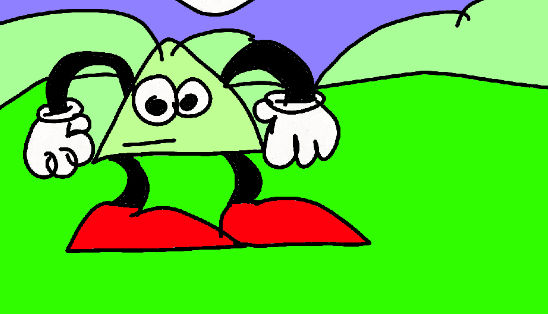 Dancing triangle by cartoonzaniest on DeviantArt