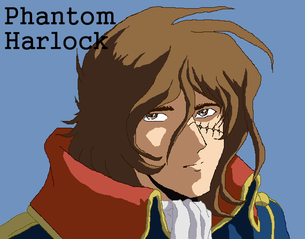 Phantom Harlock MS Paint