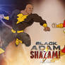 BlackAdamvsShazamposter