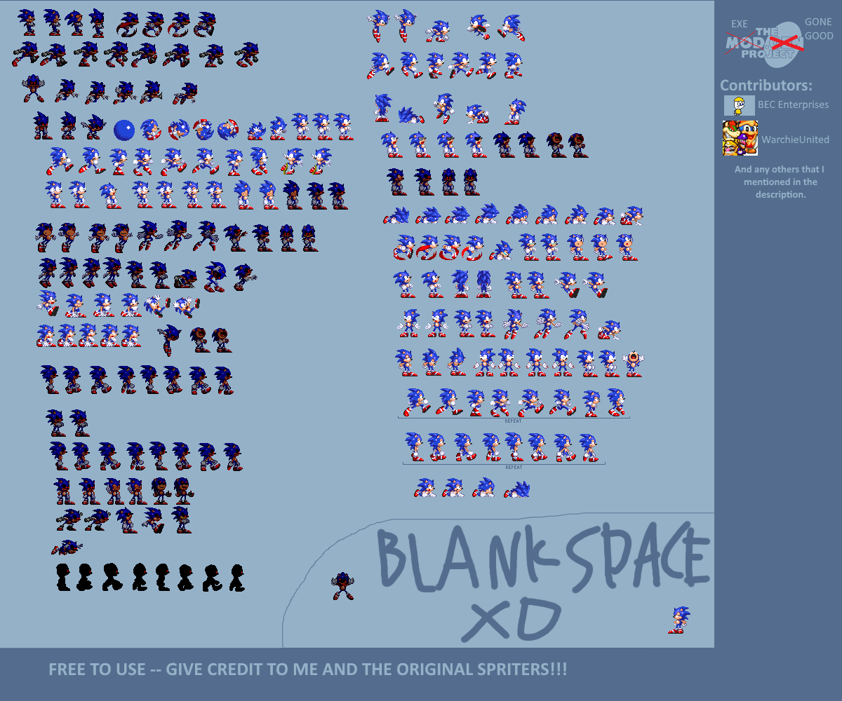 Original Sprites (Sonic.exe) by WarchieUnited on DeviantArt