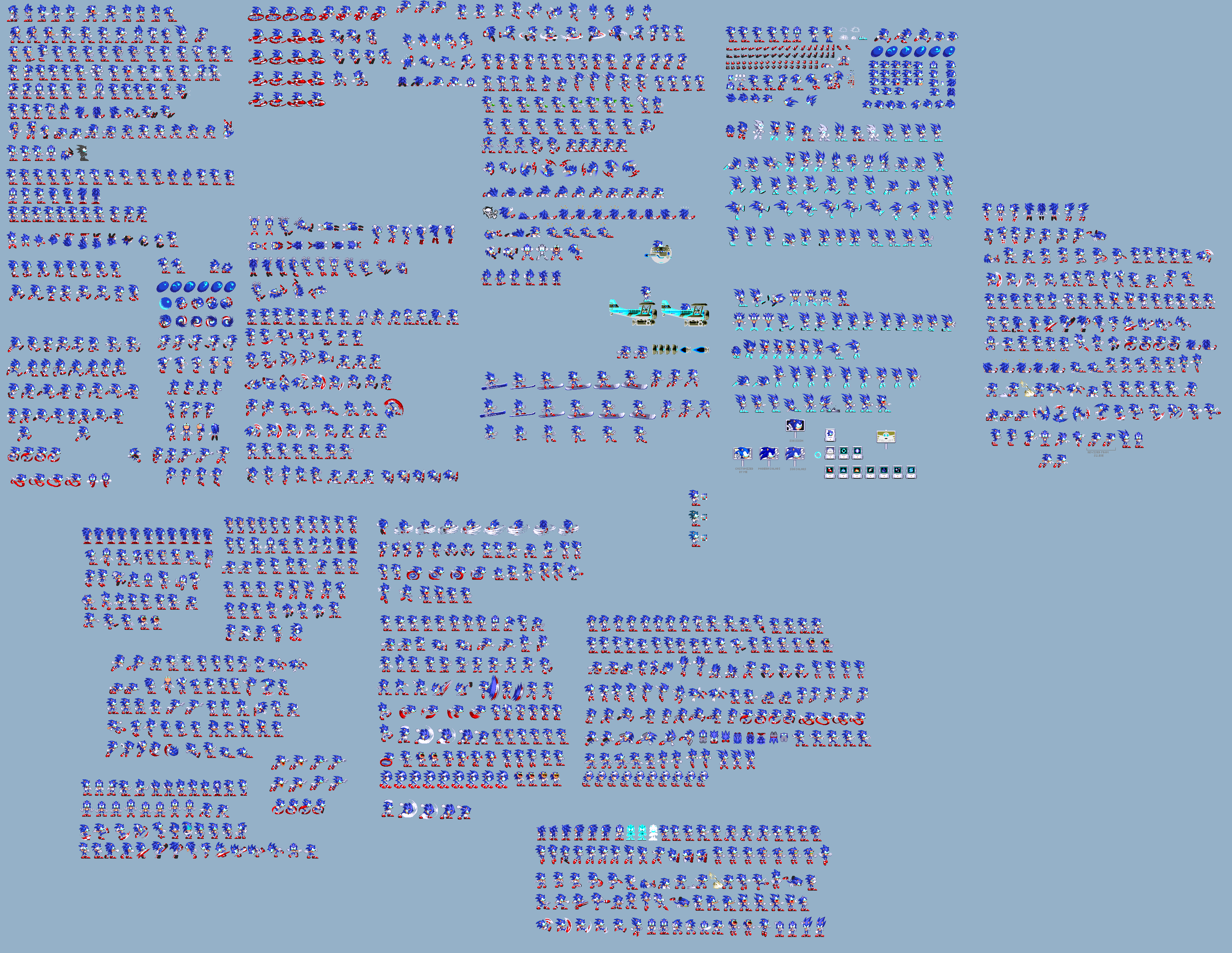 Exeller/Modgen Sonic.exe Sprites by BECDoesDA on DeviantArt