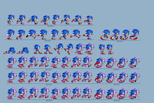 Modified Sonic Sprites