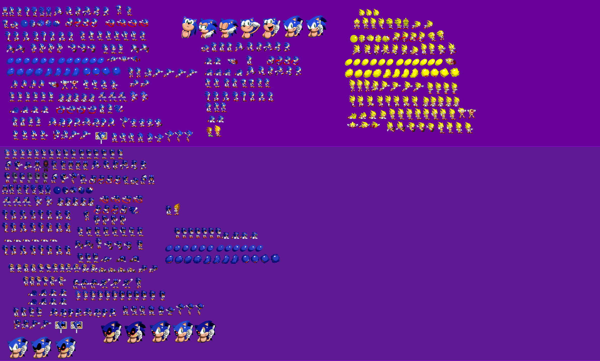 Fnf Vs Clone Sonic RTX Sprites by KristopherisAwesome on DeviantArt