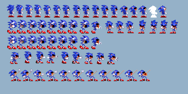 Sonic exe Sprites Version 4 by WarchieUnited on DeviantArt