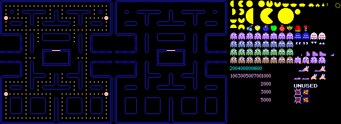 Man-Pac (Old Ver.) Sprites (Recreated)