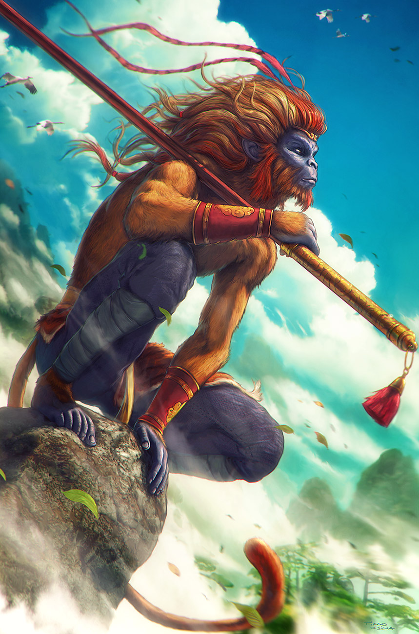 Monkey King Sun Wukong By Grafik On Deviantart