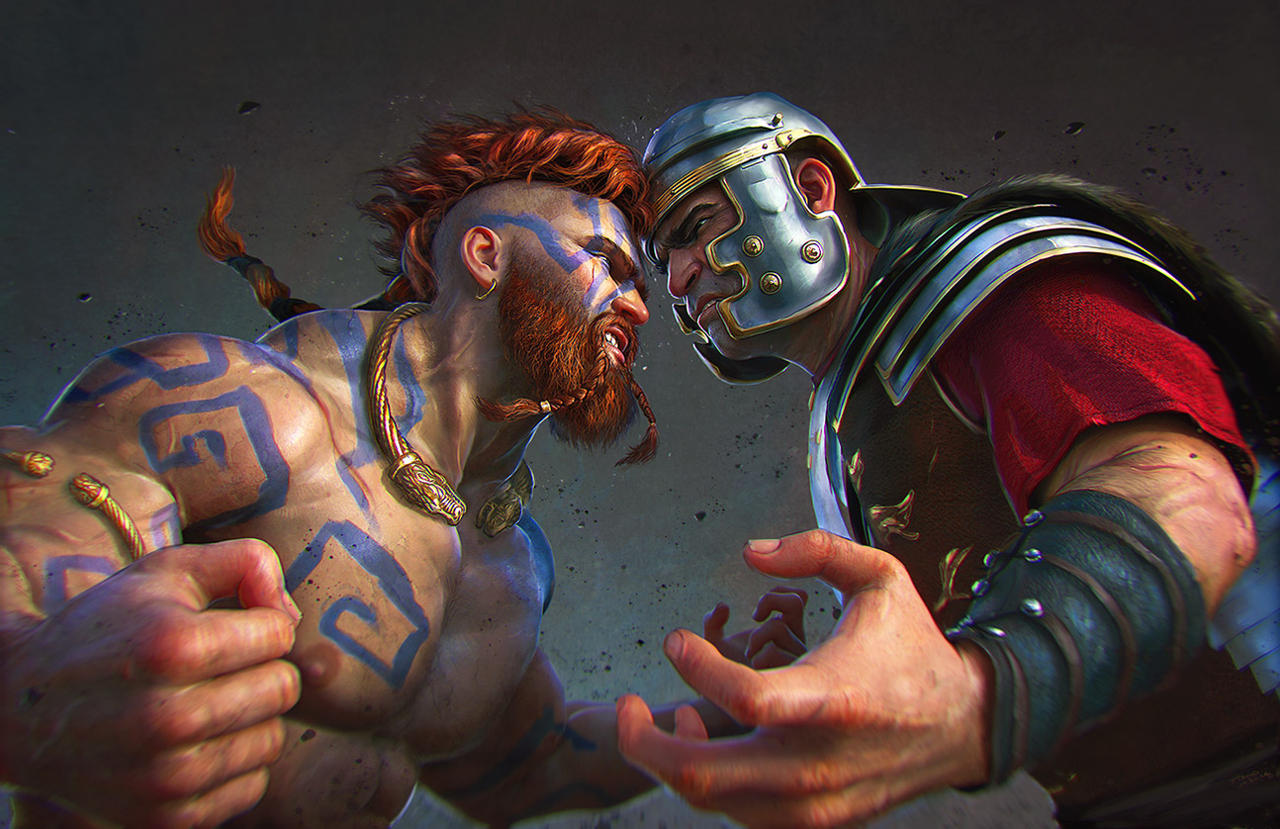 Celts vs Romans by Grafik on DeviantArt Celts vs Romans by Grafik on DeviantArt