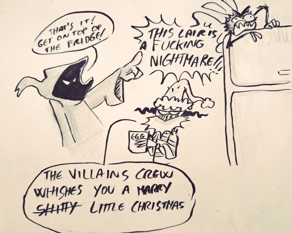 Christmas Card with the Nightmarish's crew